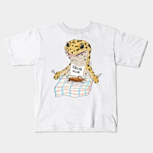 Leopard Gecko - Grub Hub Kids T-Shirt